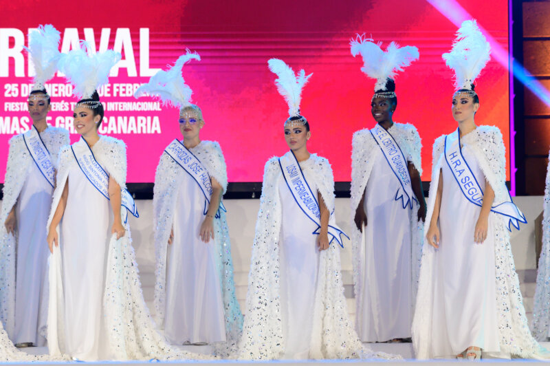 Las Trece Candidatas A Reina Del Carnaval De Las Palmas De Gran Canaria