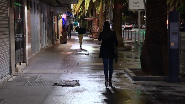 Primera noche de toque de queda en Tenerife