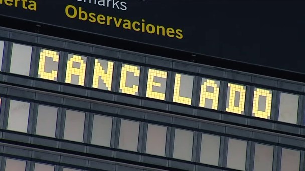 La borrasca Filomena obliga a cancelar 39 vuelos, 35 de ellos en Canarias