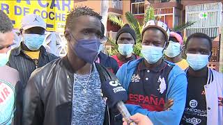 Un grupo de senegaleses pone fin a su huelga de hambre en protesta por su situación | TELENOTICIAS 1