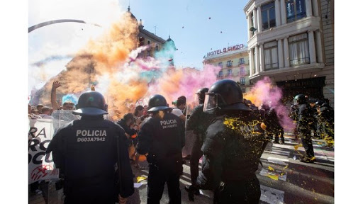 Detenidas 38 personas por desórdenes y pillaje esta pasada noche de sábado en Cataluña