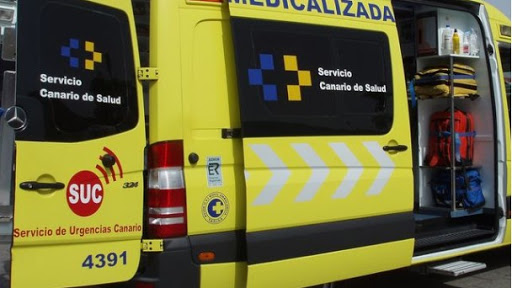 Un fallecido y tres heridos en un choque frontal en Santa Brígida