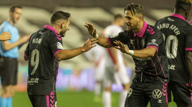 0-1 El Club Deportivo Tenerife logra vencer al Rayo con un gol de Fran