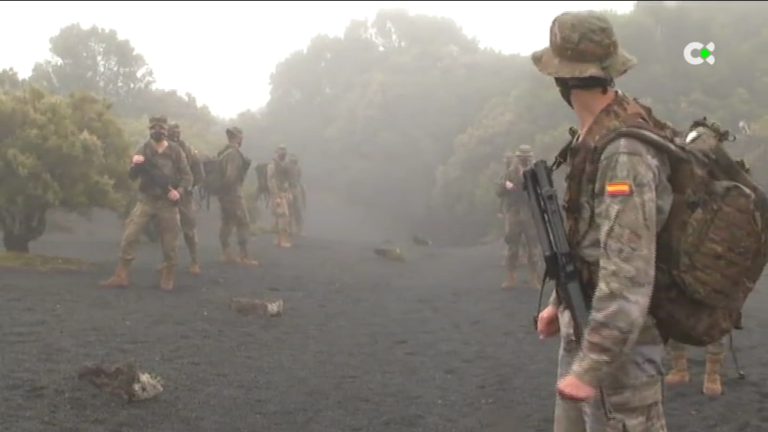 Militares del ‘Canarias XVI’, de operaciones en las islas