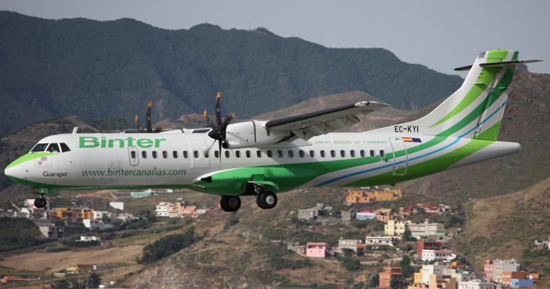 La compañía aérea Binter intentará reanudar vuelos con La Palma