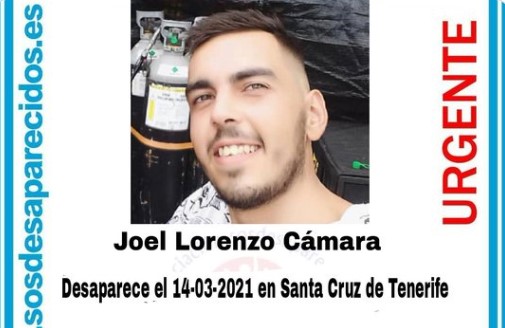 Localizan a Joel Lorenzo Cámara, desaparecido en Santa Cruz de Tenerife