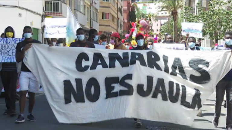 La plataforma Somos Red sale a la calle para exigir condiciones dignas para los migrantes