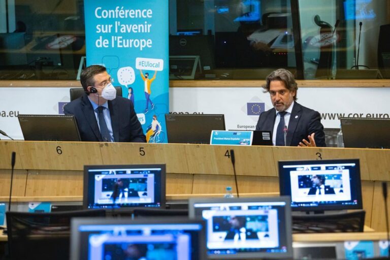 Matos reivindica en Bruselas un papel protagonista de las regiones