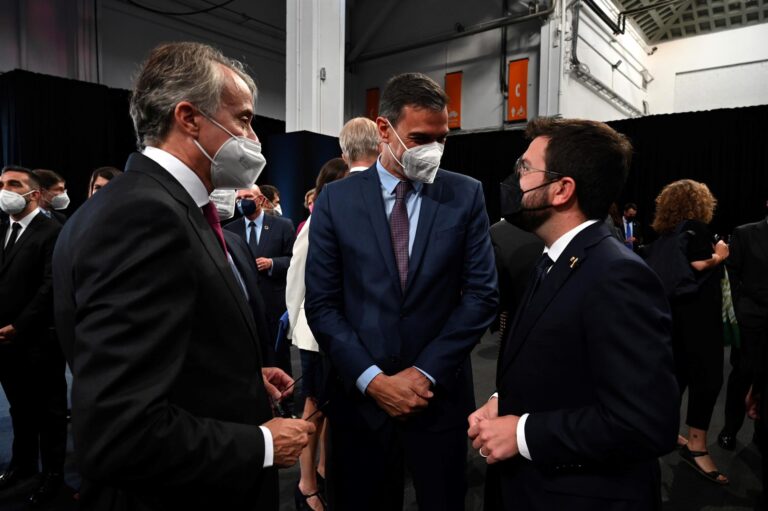 Sánchez y Aragonés abren este martes la vía de diálogo tras los indultos