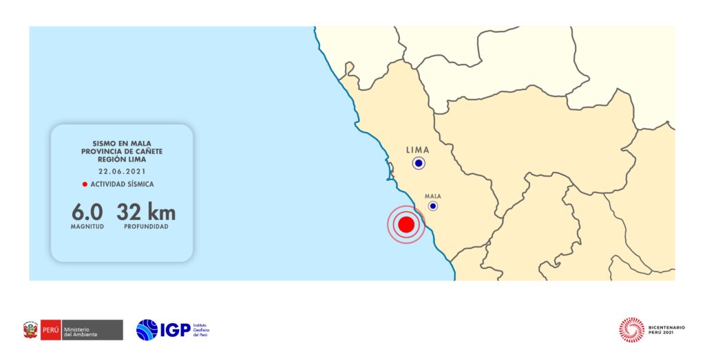 Perú  terremoto región Lima