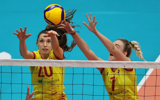 La selección femenina de voleibol cae ante Croacia y jugará por el bronce