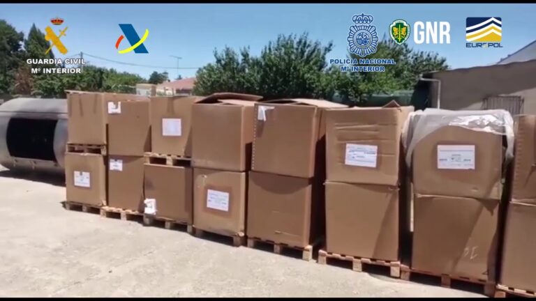 Desarticulada una organización que fabricaba y comercializaba tabaco de forma fraudulenta entre España y Portugal