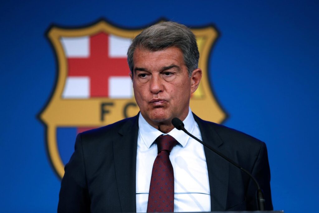 Joan Laporta, presidente del FC Barcelona. EFE