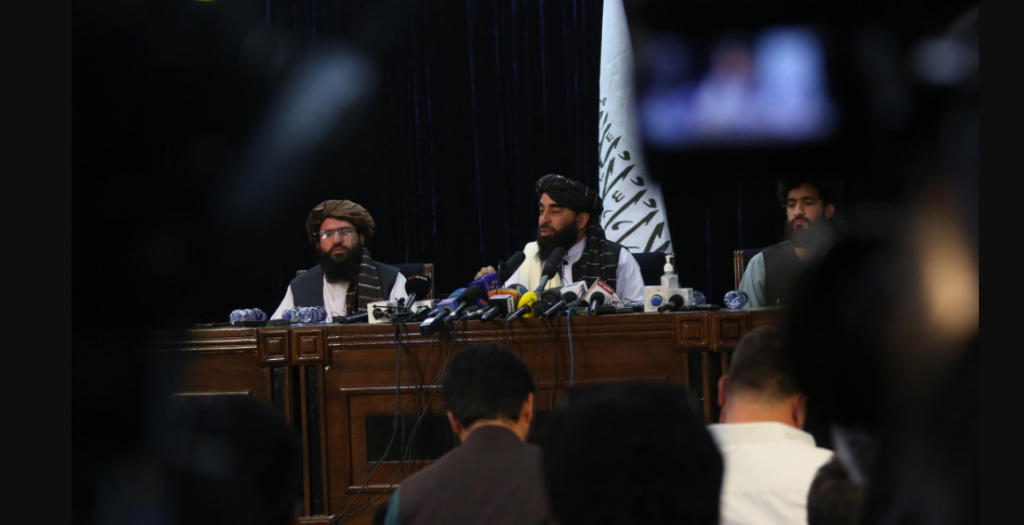 Rueda de prensa talibanes