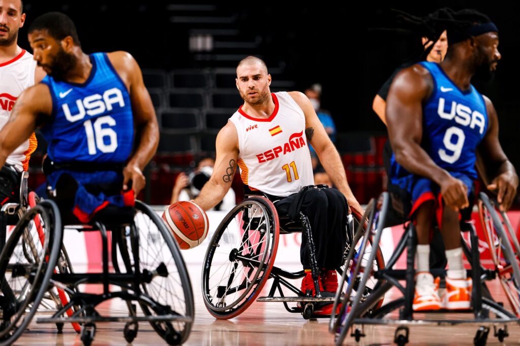 España cae ante Estados Unidos en baloncesto en silla de ruedas