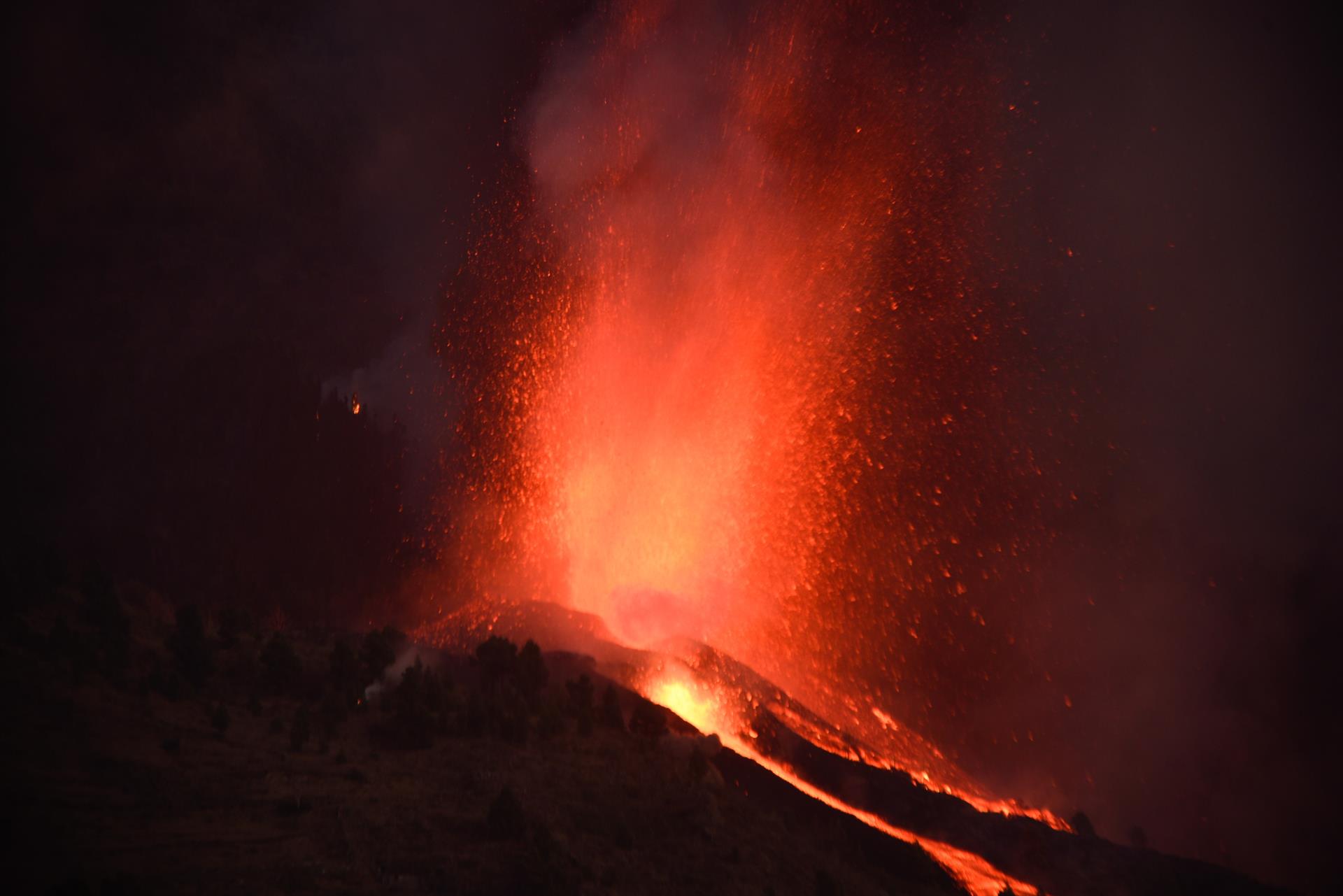 La erupción volcánica de La Palma en imágenes