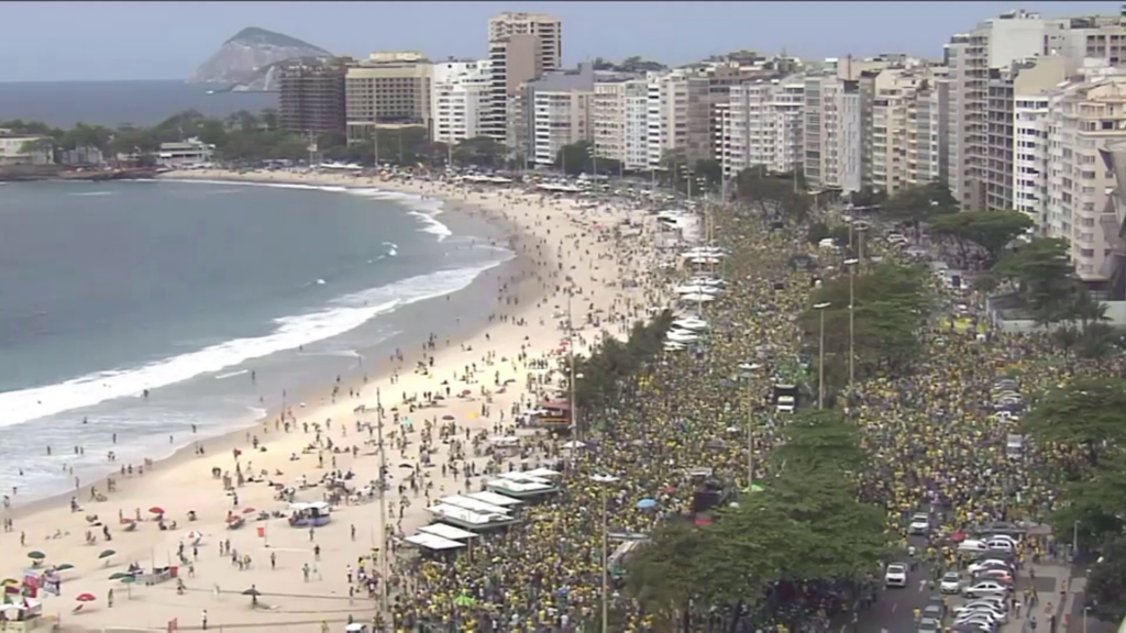 Manifestaciones en Rio de Janeiro