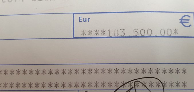 Recuperan un cheque de 103.500 euros extraviado en un bar