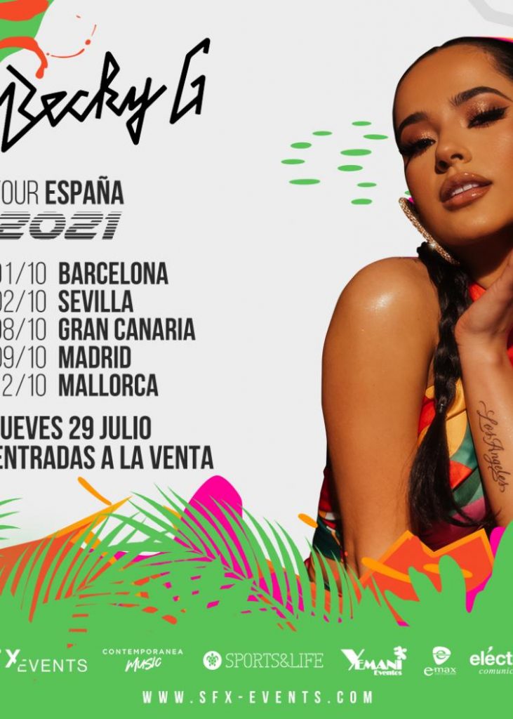 Becky G aplaza el concierto en Las Palmas de Gran Canaria