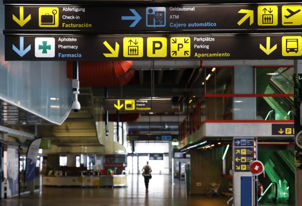 Desciende el número de pasajeros en el aeropuerto de La Palma