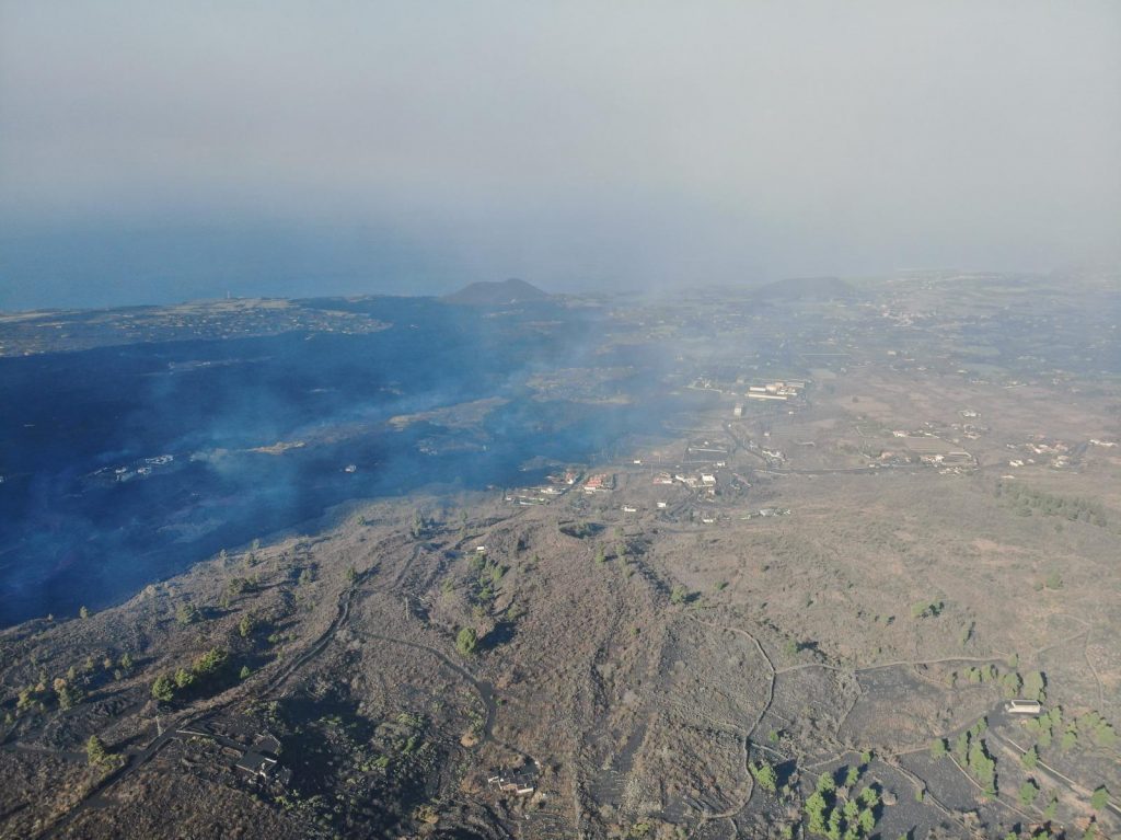 El volcán destruye 525 hectáreas y la anchura máxima de su colada alcanza los 1.520 metros