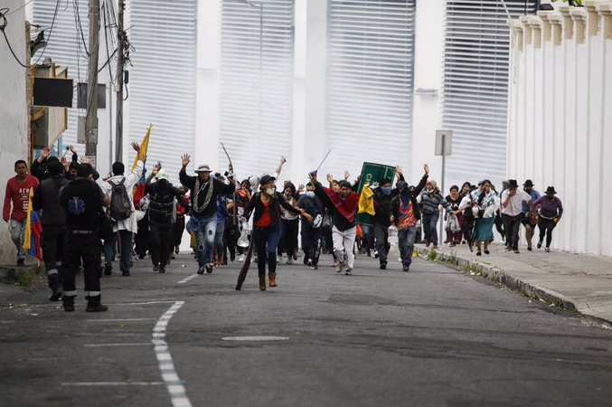 Al menos 37 detenidos en el primer día de protestas en Ecuador