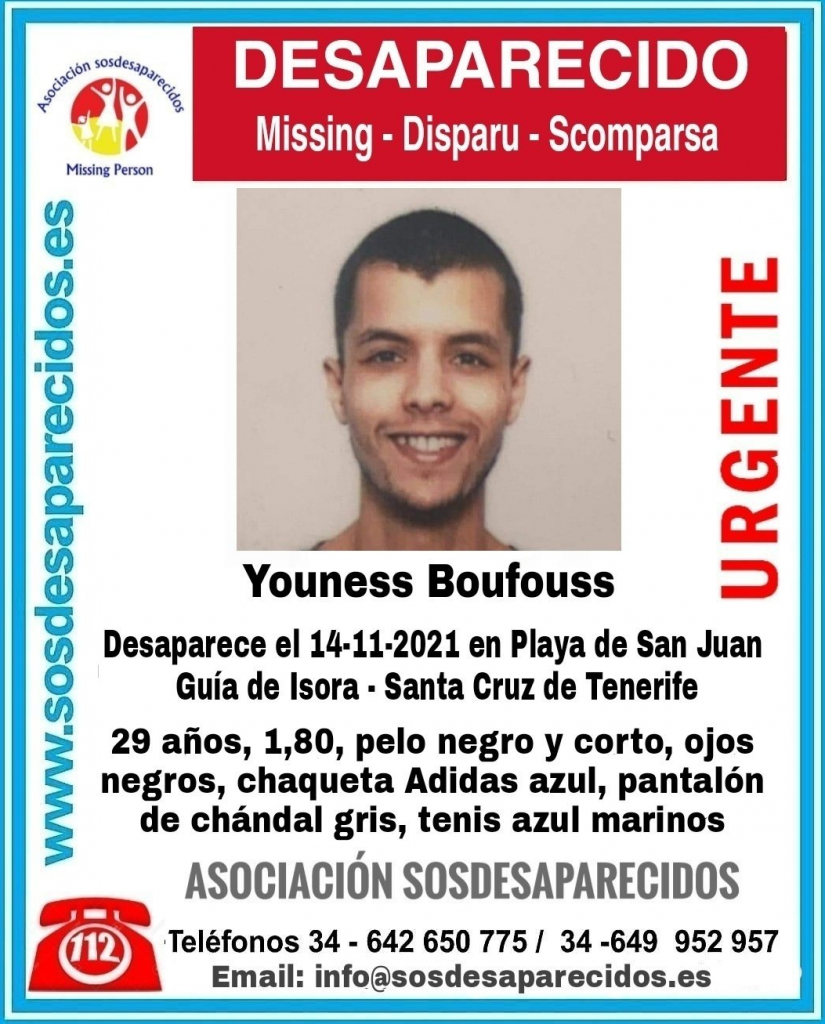 Buscan a un joven desaparecido en el sur de Tenerife