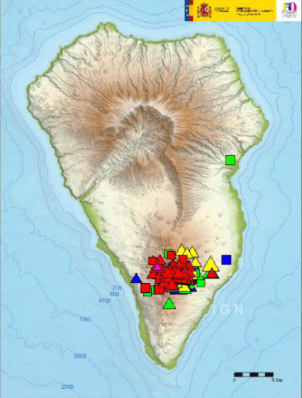 Localizan más de 40 terremotos en La Palma durante la medianoche