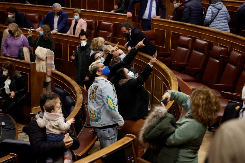 Ciudadanos de toda España visitan el Congreso