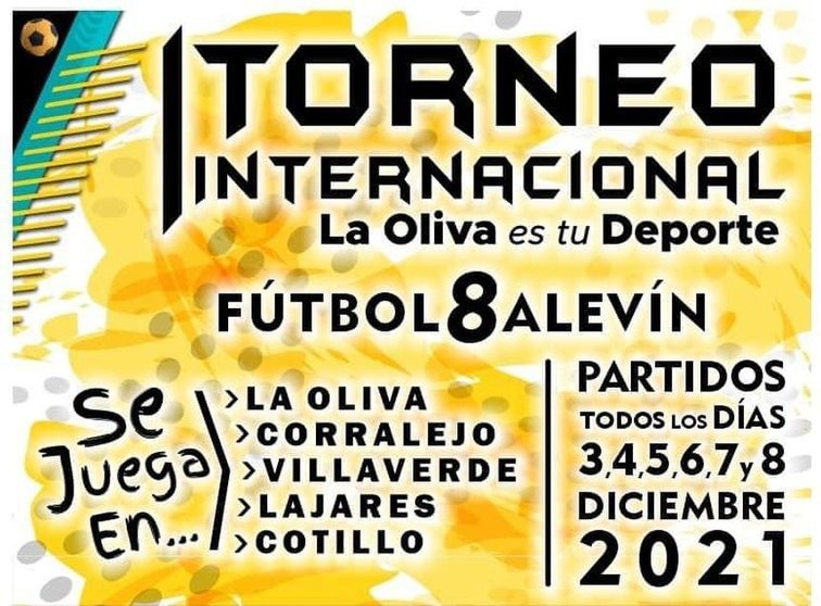 Una treintena de clubes, algunos de la talla del Real Madrid o el Atlético, se darán cita en La Oliva para el torneo de fútbol 8 alevín