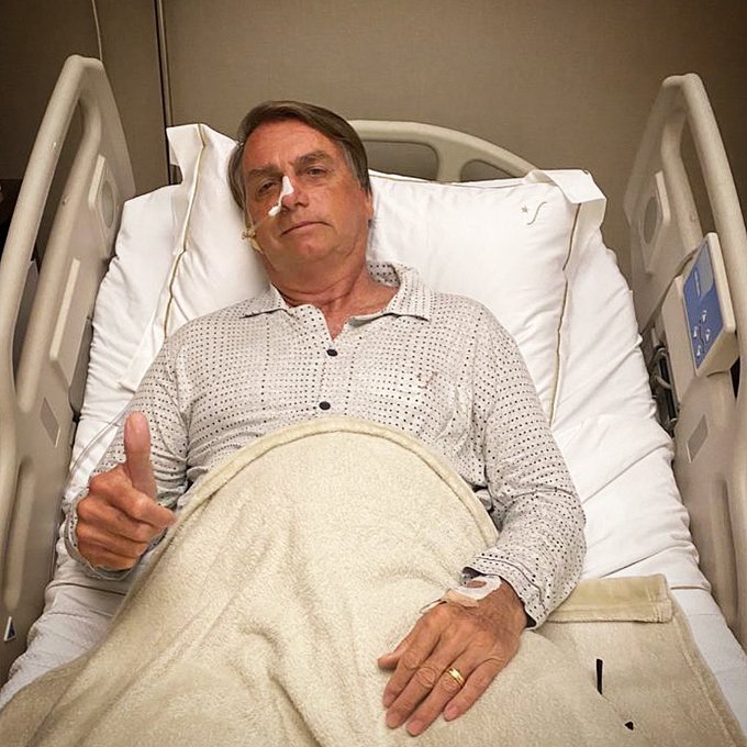 Bolsonaro ingresa en un hospital por dolores de abdomen