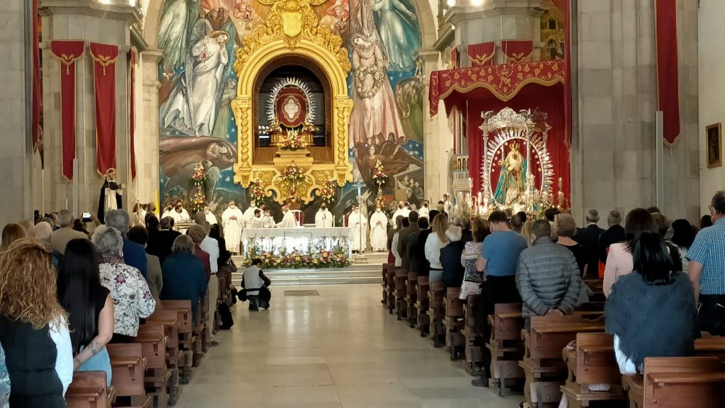 Imagen archivo celebración eucaristía en honor a la Virgen de La Candelaria, Tenerife 