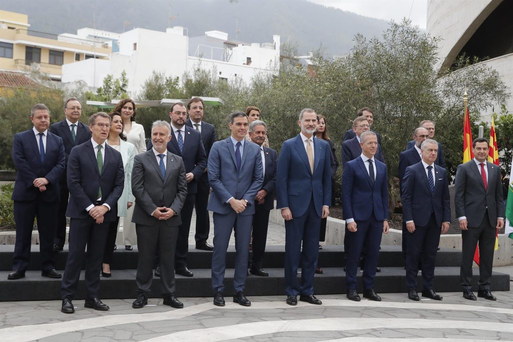 Imagen de archivo de la última Conferencia de Presidentes, celebrada en La Palma en marzo de 2022