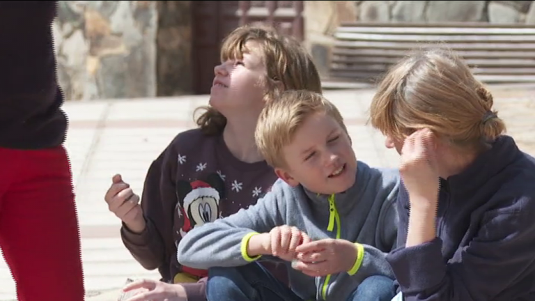 Una familia ucraniana comienza una nueva vida en Gran Canaria