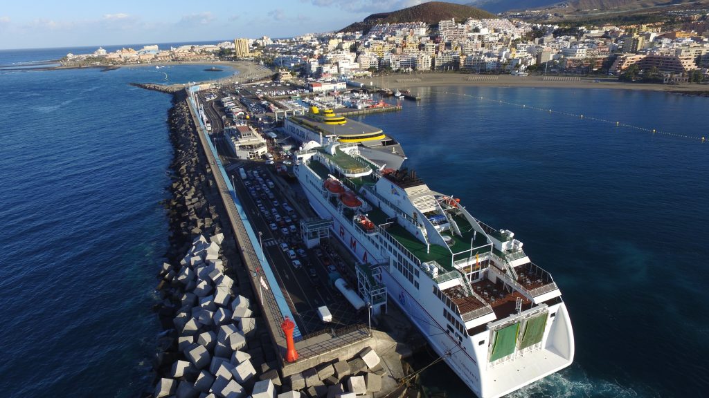 Los puertos de Santa Cruz de Tenerife, líderes nacionales en tráfico de pasajeros el primer trimestre