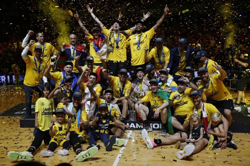 El Lenovo Tenerife su segunda Liga de Campeones