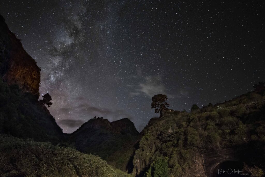 Imagen del cielo de La Palma