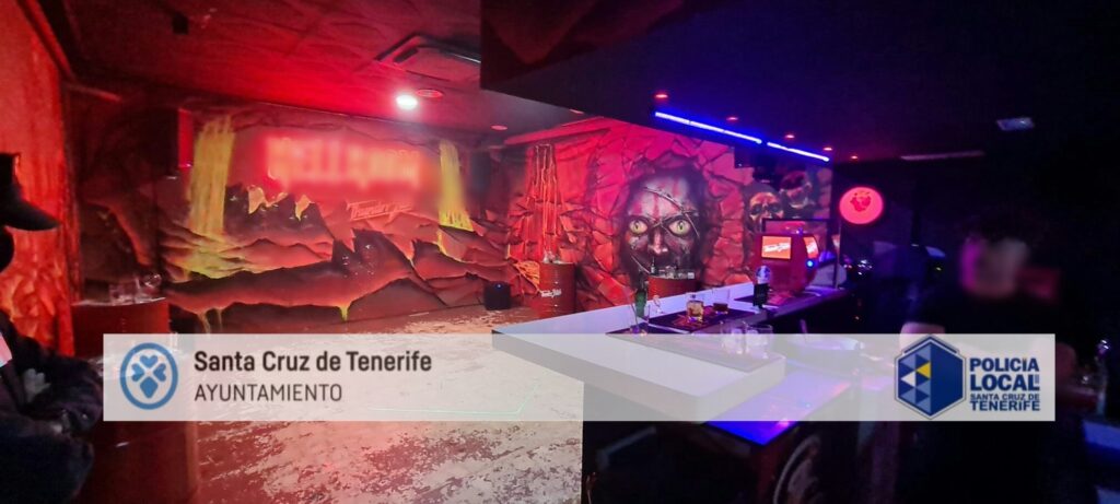 El local, transformado en discoteca, se situaba en la Avenida Francisco La Roche, en Anaga y había congregado a unas 150 personas