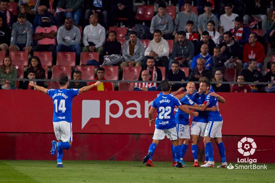 El CD Tenerife gana en su visita al Girona y suma tres puntos de oro