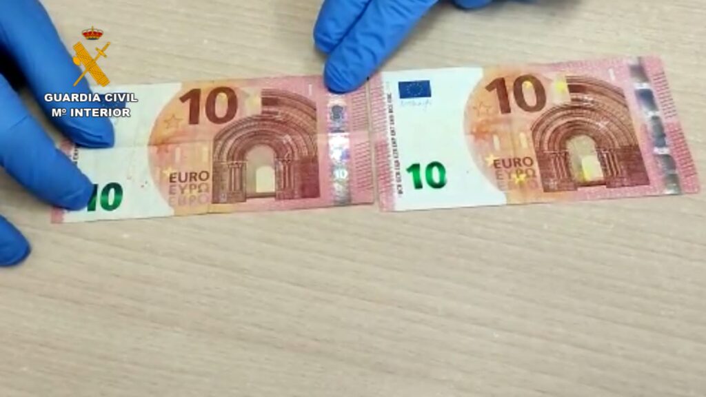 La Guardia Civil detiene a dos personas en Lanzarote por un delito de falsificación de moneda