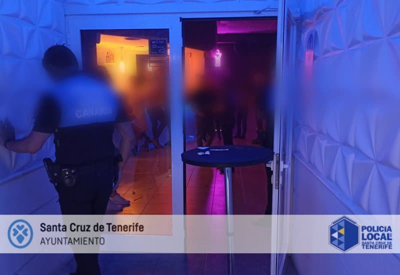 Desalojan un 'after hour' en Santa Cruz de Tenerife