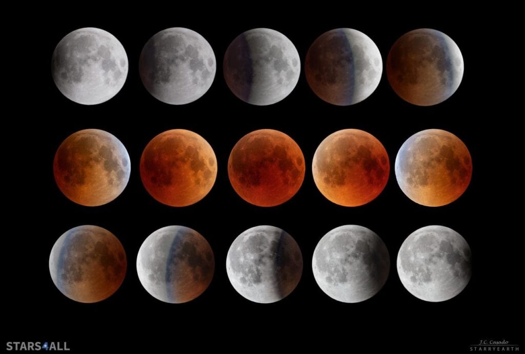 El eclipse de Luna del lunes será retransmitido desde los telescopios canarios