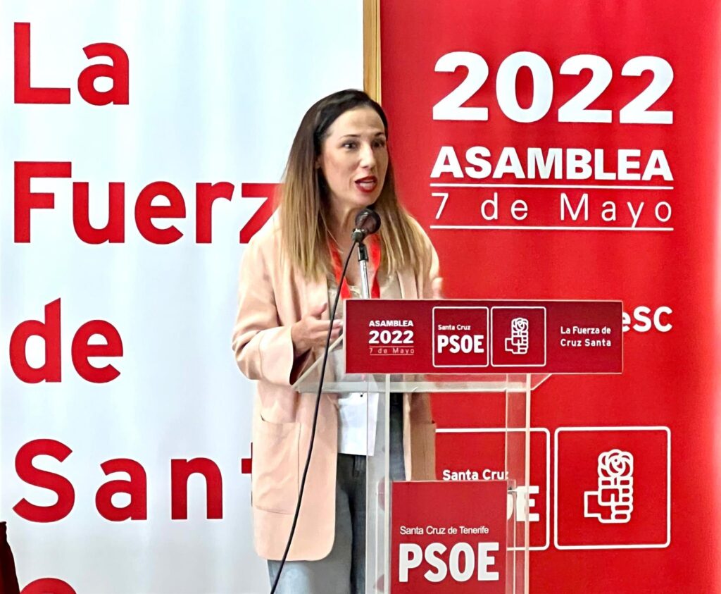 Hernández repite como secretaria general del PSOE de Santa Cruz de Tenerife