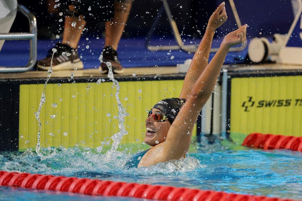 Michelle Alonso, campeona del mundo de 100 metros braza