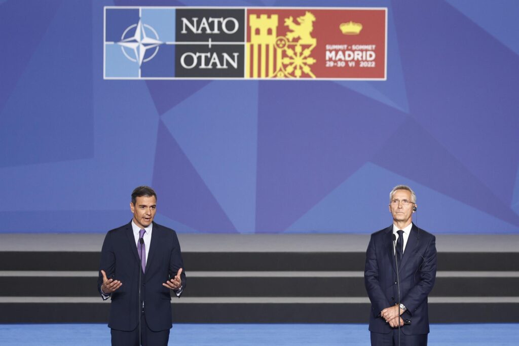 Sánchez reafirma el propósito de la cumbre de la OTAN: Unidad y defensa de la democracia