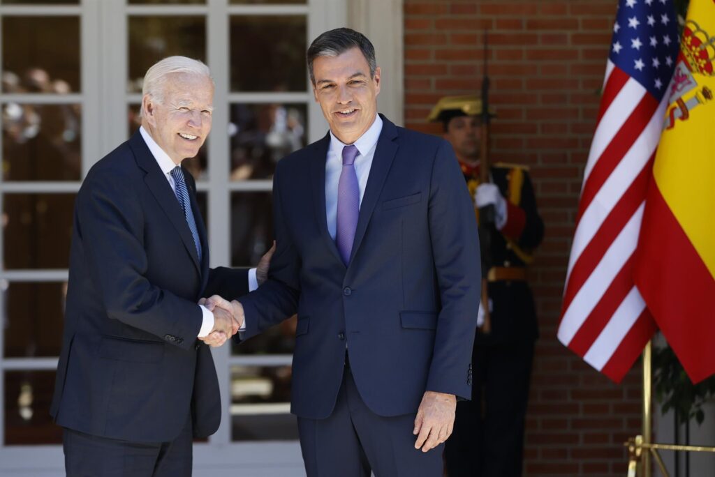 Sánchez viaja a Washington para su reunión con Biden