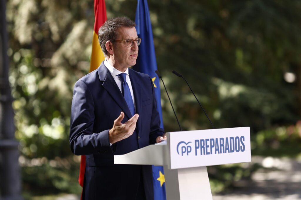 Feijóo asegura que España tiene un gobierno que no se merece