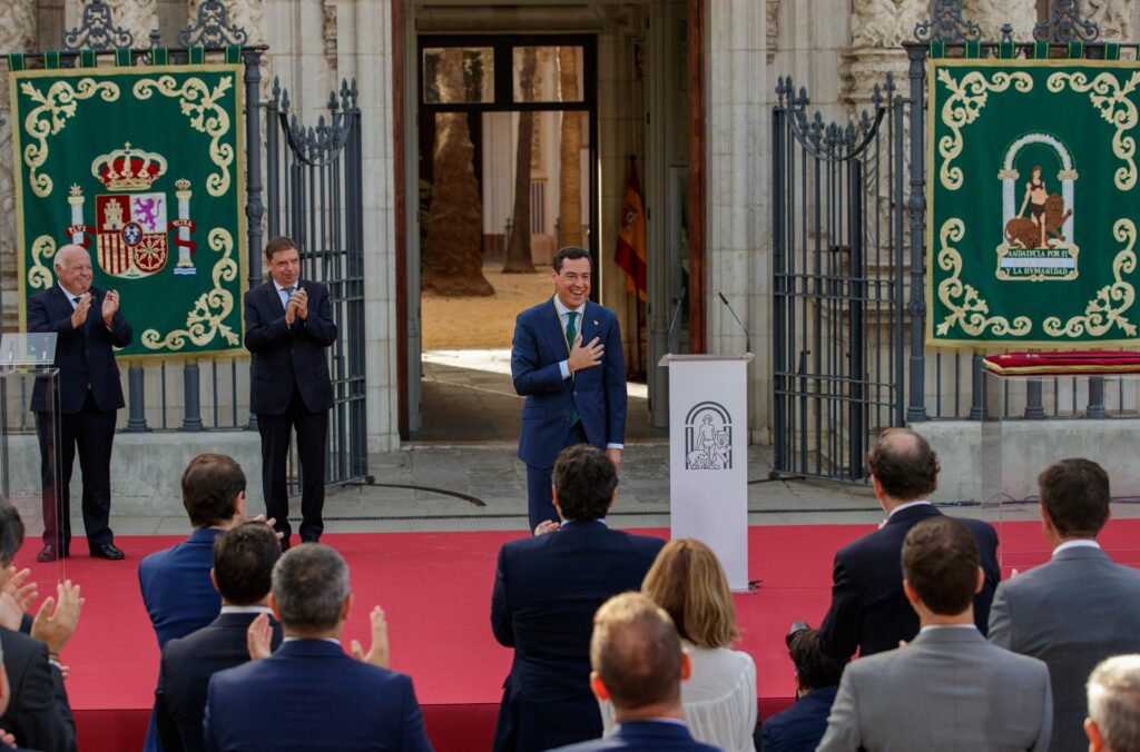 Moreno toma posesión como presidente de la Junta de Andalucía 
