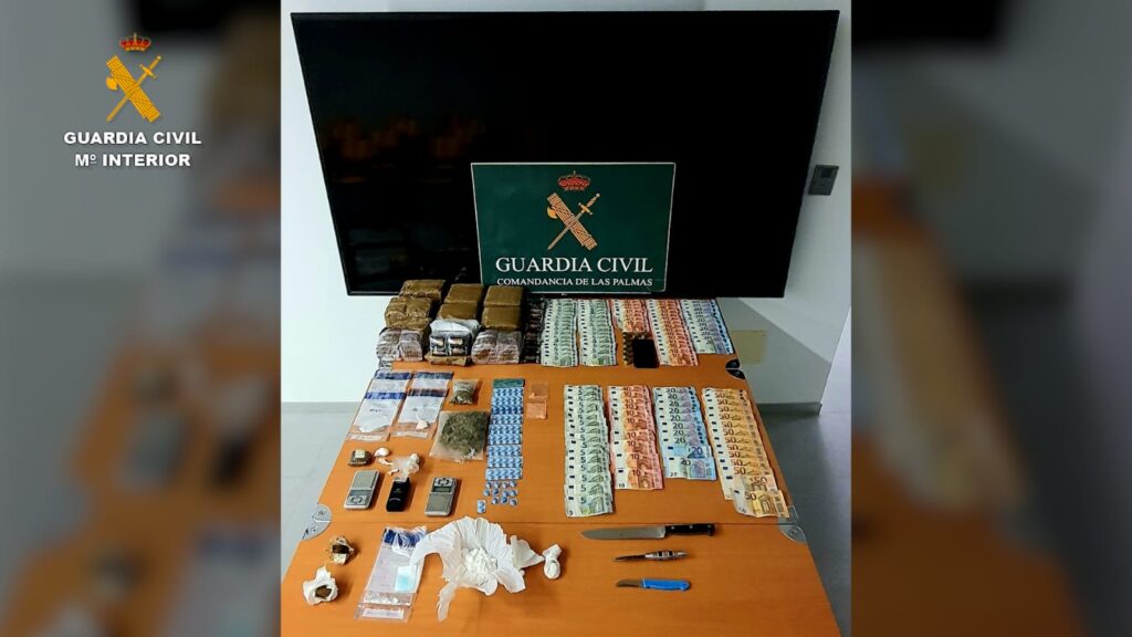 Desarticulado un grupo criminal dedicado a la venta de droga en Gran Canaria 