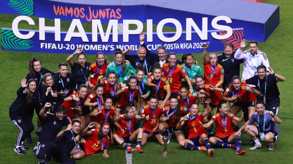 España se corona por primera vez campeona mundial femenina sub'20